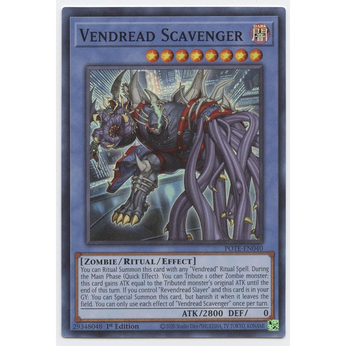 Vendread Scarvenger - POTE-EN040 - Super Rare - 1st Edition