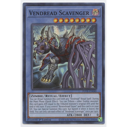 Vendread Scarvenger - POTE-EN040 - Super Rare - 1st Edition