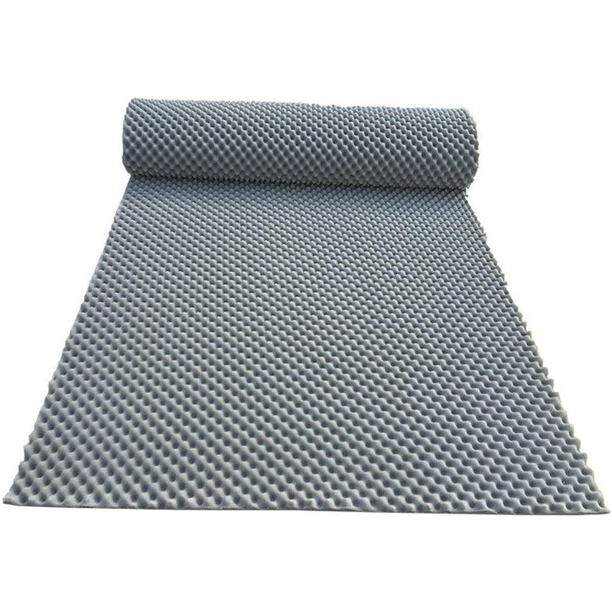 Soundproof Foldable Acoustic Panel, Home Wall Sound Absorbing Cotton Portable Easy to Install Soundproof Roll Area: 9 Square Meters Household Goods (Red) (Grey)