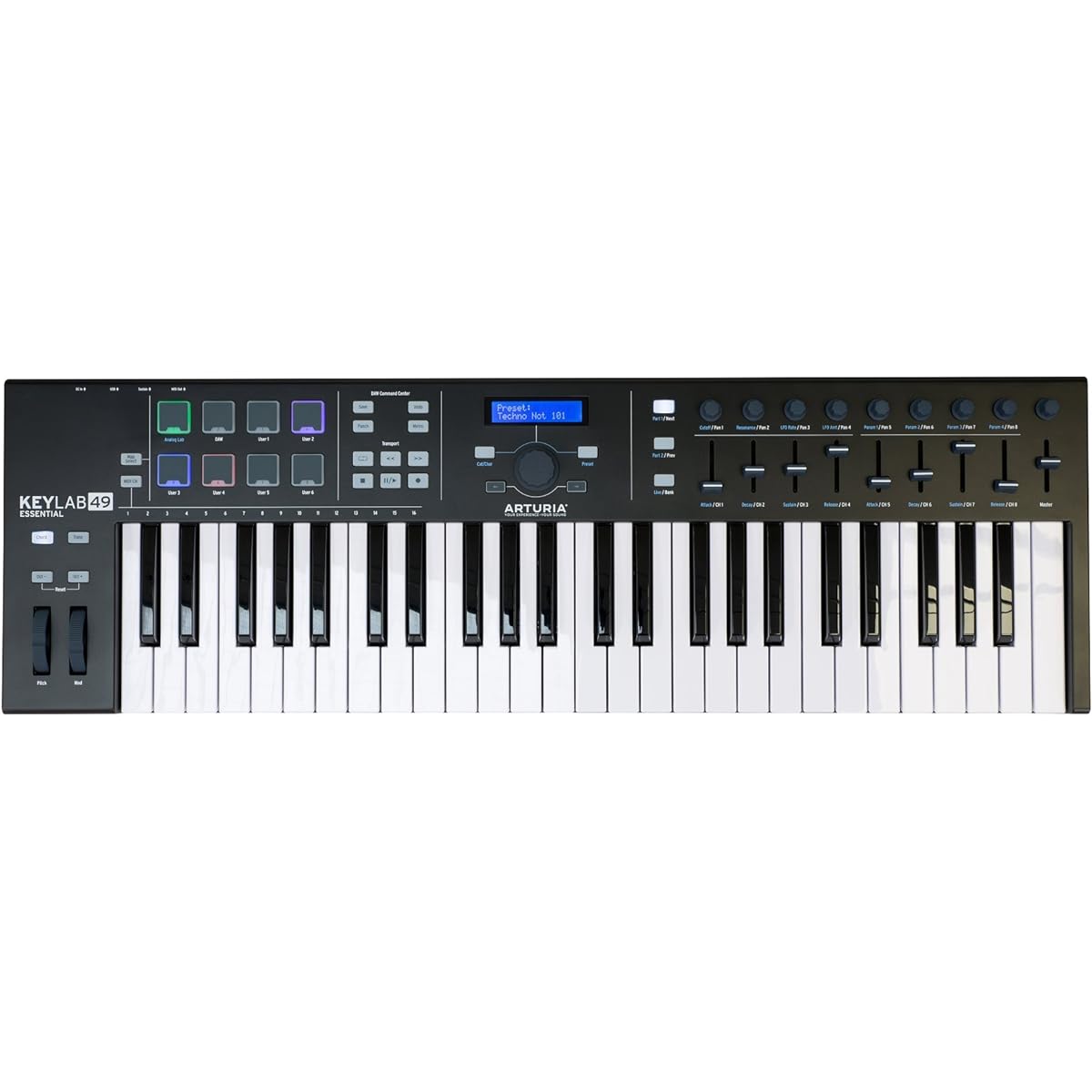 Arturia Keyboard Controller KeyLab 49 Essential BK Black