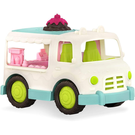 Battat - Wonder Wheels - Kids Toy Ice Cream Truck - Ice Cream Van Toy - Pretend Play - Recyclable Materials - 1+ Year Life