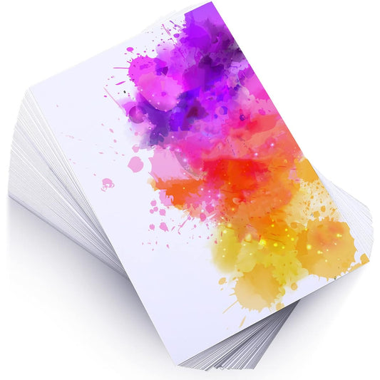 100 Blank Watercolor Cards 4 x 6 Inch 140lb Heavyweight Watercolor Paper Cards Watercolor Card Stock Watercolor Invitations Thank You Cards Greeting Cards Art Supplies for Kids Students