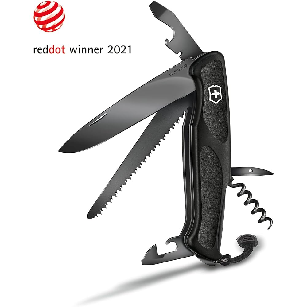 VICTORINOX Onyx Black Collection Swiss Army Knife Multifunctional Knife Disaster Prevention Goods Outdoor Present Gift Jutoku Knife Swiss Made Multi Tool Compact [Domestic Genuine Product]