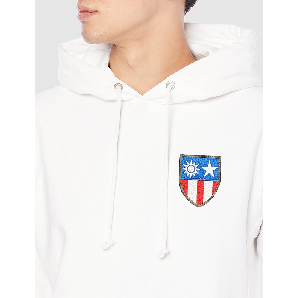 [Fstyle] Hooded Sweatshirt with CBI Battlefield Emblem 12.1oz Both Side Rib Pull Parka