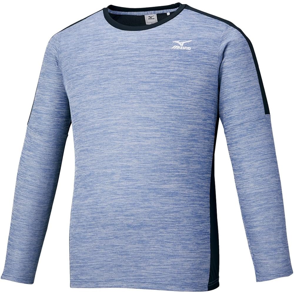 Mizuno K2JA1544 Men's Training Wear, Long Sleeve T-Shirt, UV Protection, Dynamotion Fit, Sports