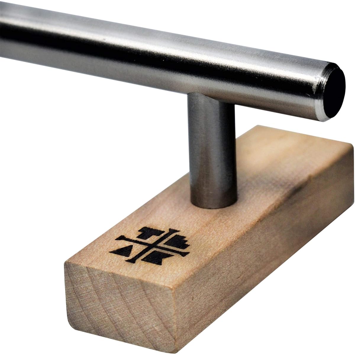 Teak Tuning Round Fingerboard Rails - 2X Long Edition - Silver - 21" Length, 2" Height - Prolific Series