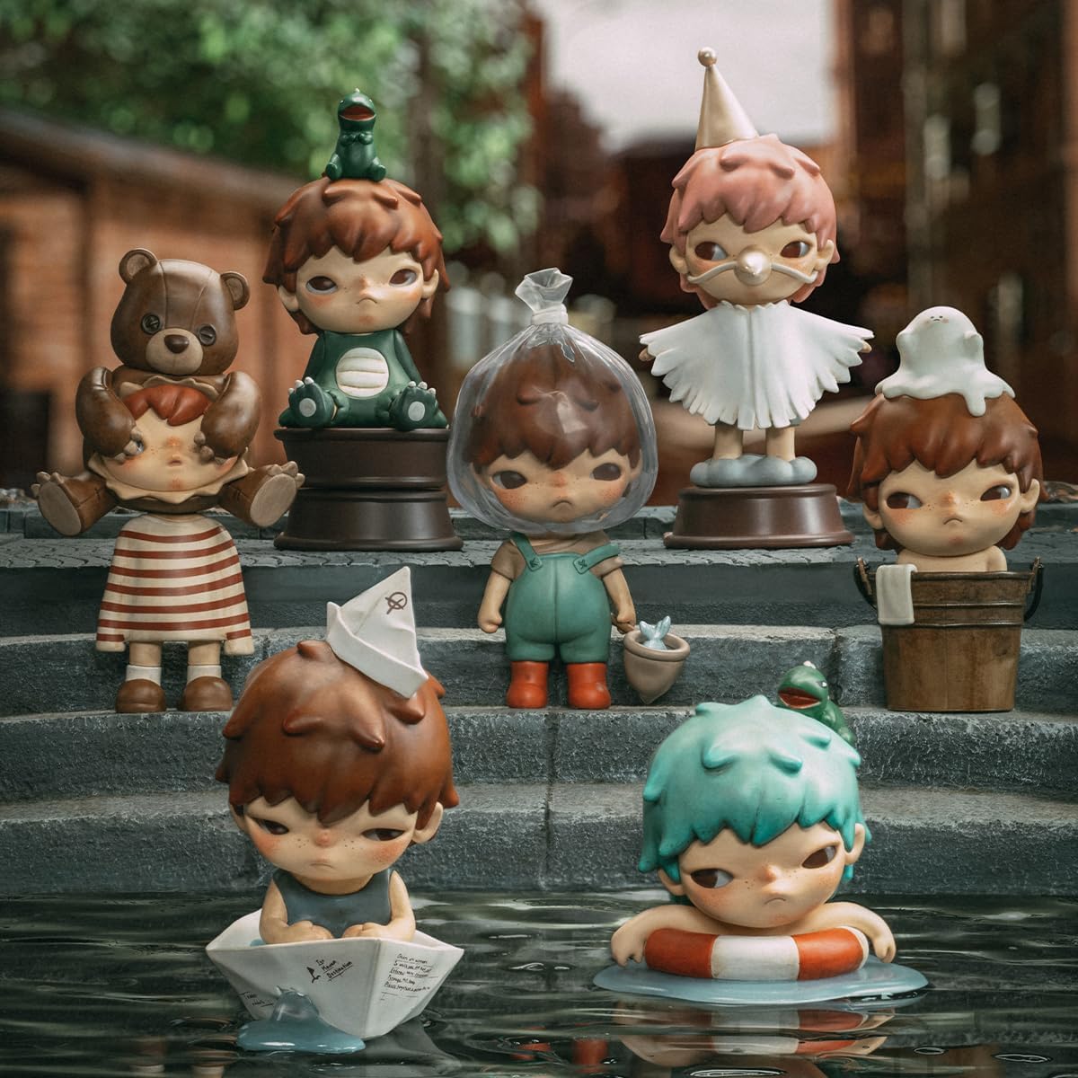pop mart Hirono Little Mischief Series 12pcs Limited Action Figure Box Toy Bulk Box Popular Collectibles Art Toy Cute Figures Creative Gifts for Christmas Birthday Party Holidays