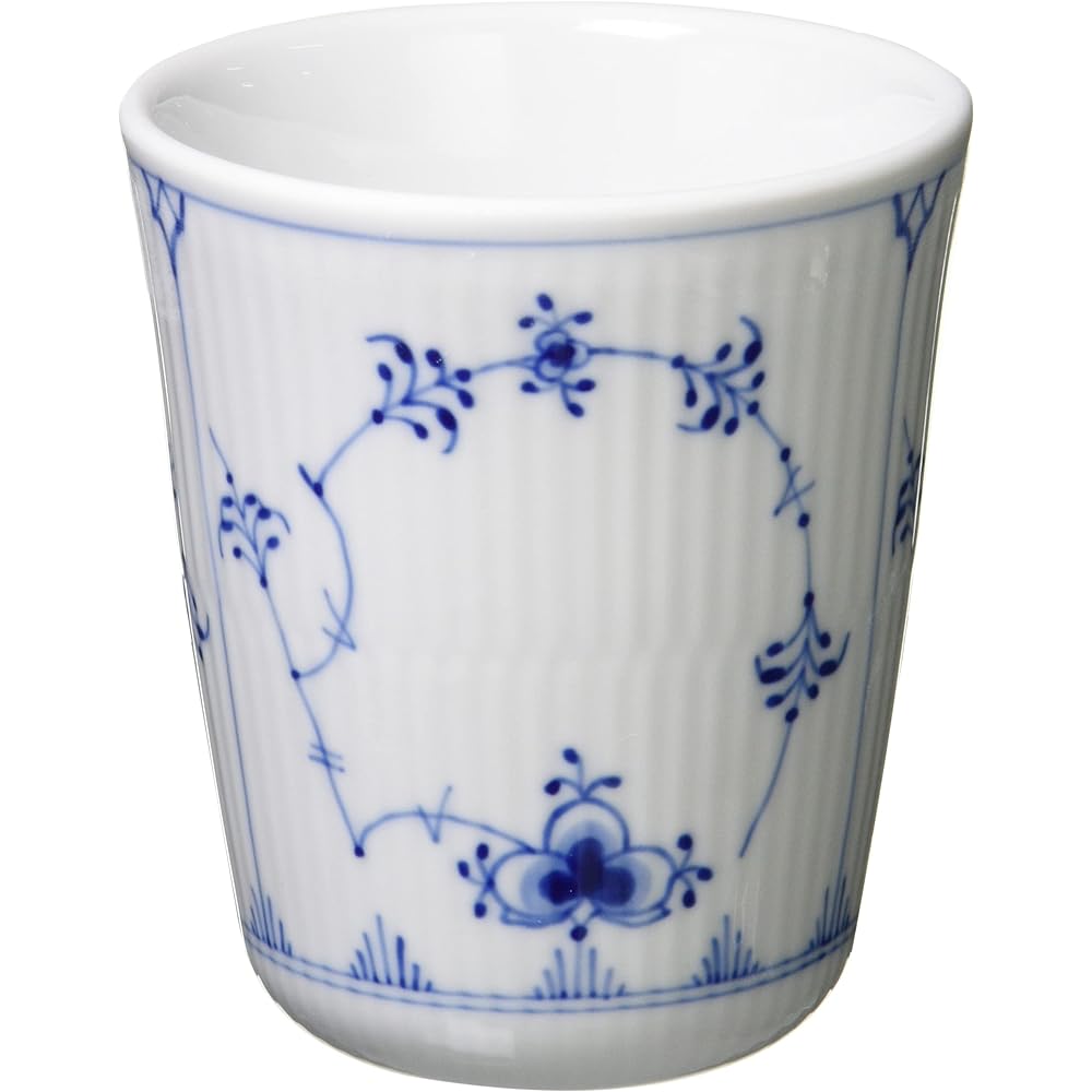 [Regular Imported Product] Royal Copenhagen Blue Fluted Plain Style Cup 300ml Wedding Gift 1024749