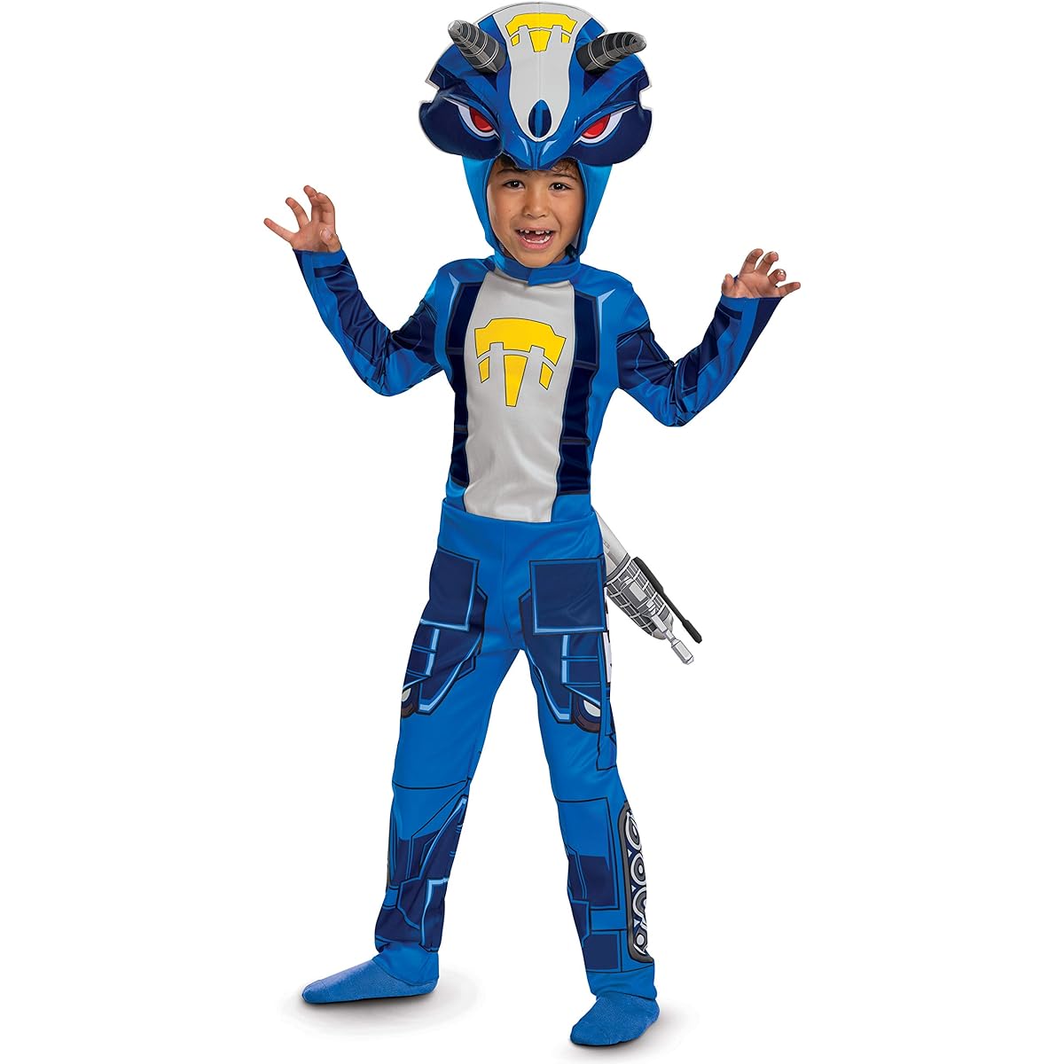 Disguise Boys Triceratops Dinozord Deluxe Costume for Kids Officially Licensed Mighty Morphin Power Rangers Gear