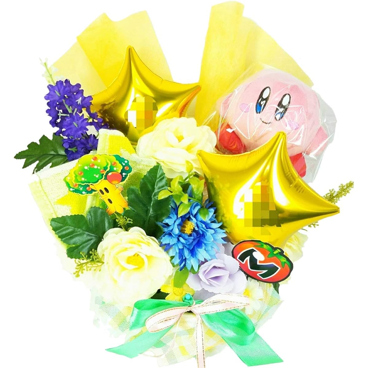 Kirby Star Gift Balloon Bouquet Birthday Present for Boys and Girls