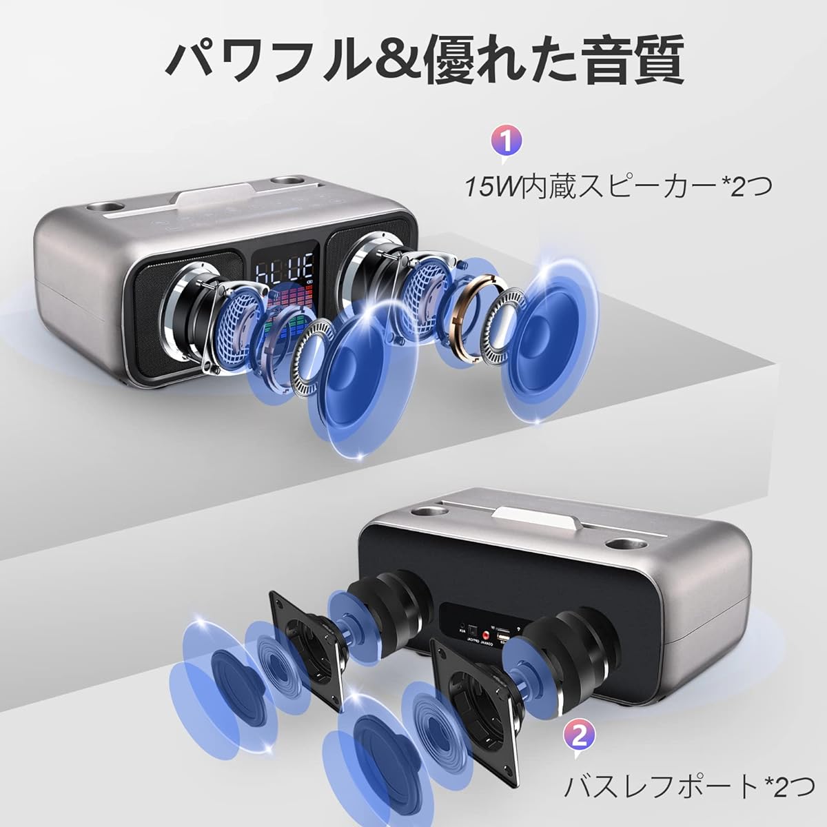 karaoke machine [2024 latest touch type, 5 functions in 1 unit, 2 microphones included] Karaoke machine Singing Machine Professional karaoke Karaoke Karaoke Microphone with Accompaniment Function Home KTV Party