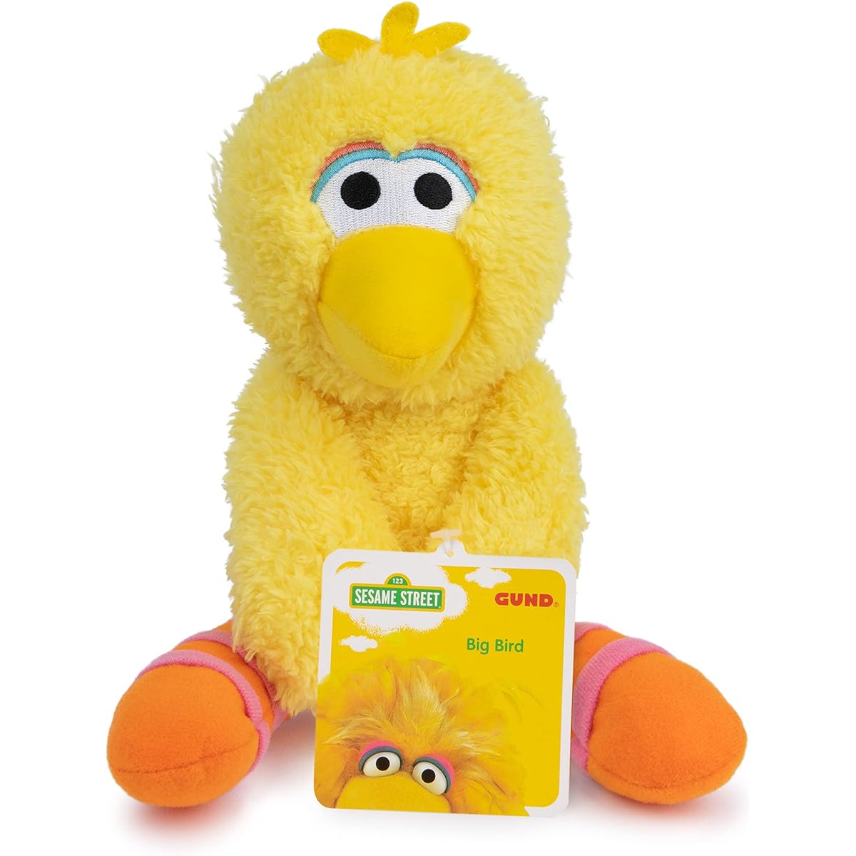 GUND Sesame Street Official Big Bird Take Along Buddy Plush Toy Premium Stuffed Animal for Ages 1+ Yellow 13 Inch
