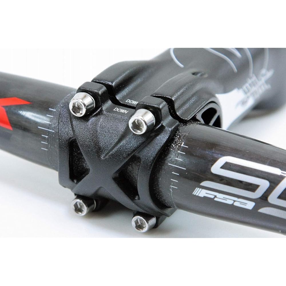 Lightweight variable length GIANT genuine TWINS aluminum stem 31.8mm/75-120mm-31.8mm (28.6mm adapter included) +-8 degrees Black (75-90mm)