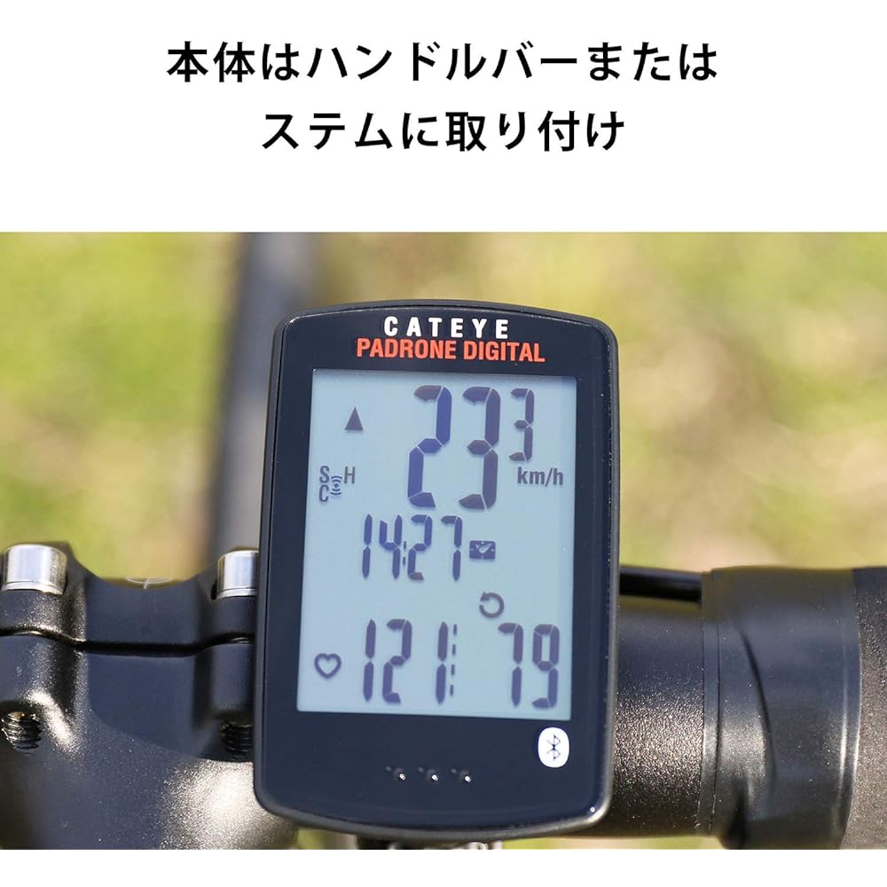 CAT EYE Cycle Computer PADRONE DIGITAL Black CC-PA400B Speedometer Bicycle