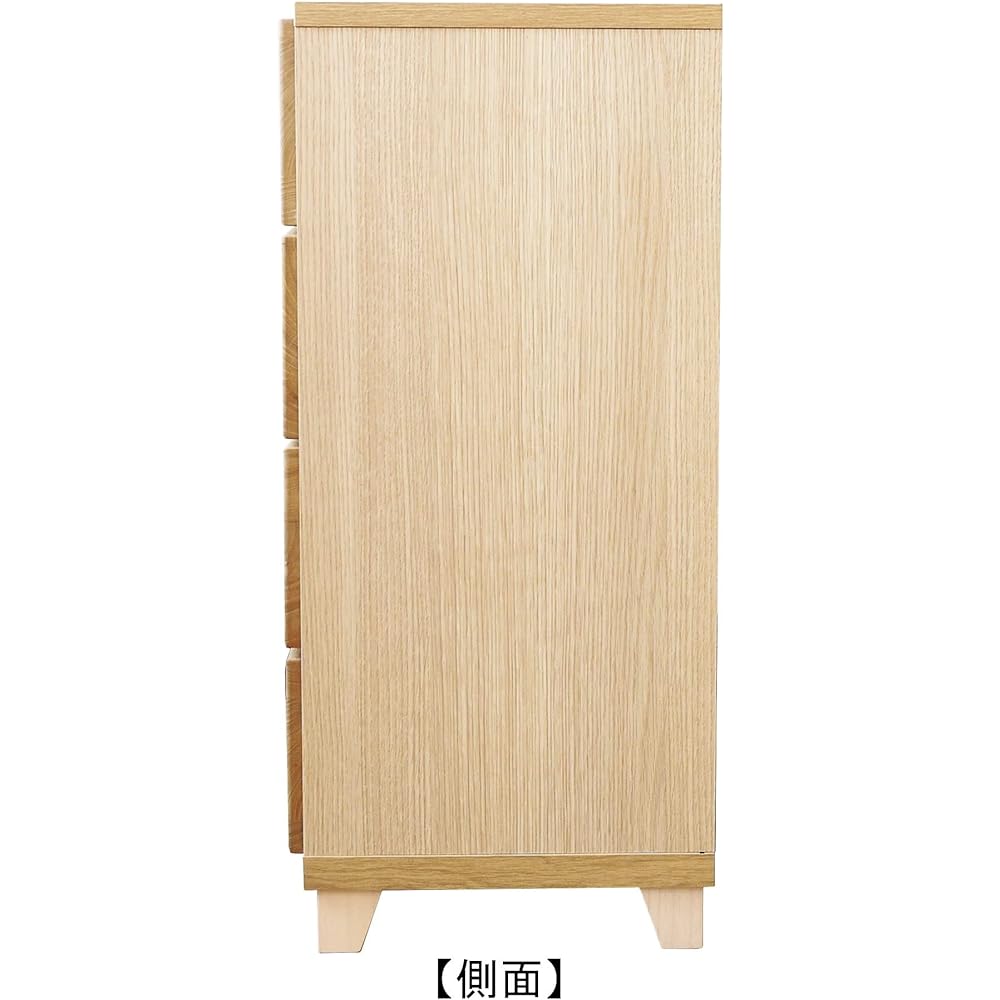 Okawa Furniture nakakei Chest Crest 60cm Width 4 Tiers Natural 246513