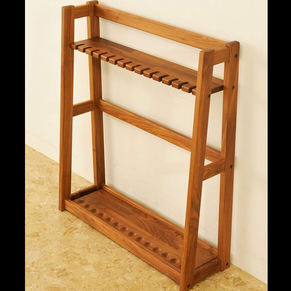 Tsukuba Sansho G-LIFE 800 Golf Bag Rack Walnut