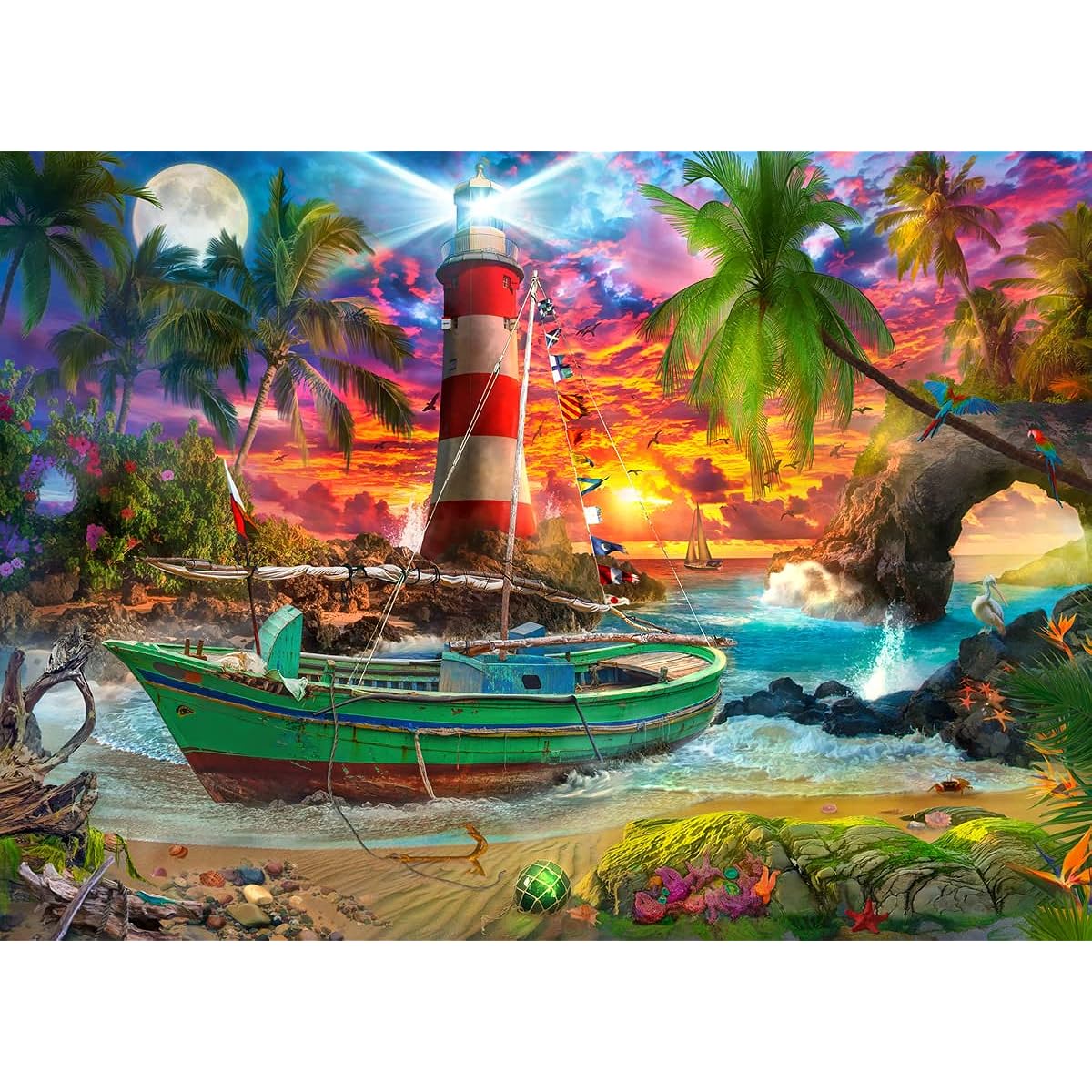 Vermont Christmas Company Hope Cove Jigsaw Puzzle 1000 Piece