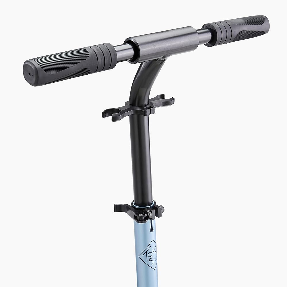 oxelo Decathlon Town5 XL Kick Skater Adult One Size Blue Kickboard Kick Scooter Urban Sports Adjustable Handle 145~195cm Handle with Brake Short Distance Travel Suspension