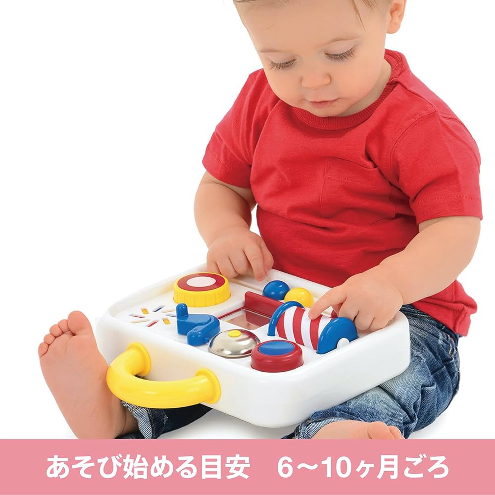 Bornelund Ambitoys Activity Case Around 6 Months AM31103J & Ambi Toys Twin Rattle Around 6 Months AM31133J [Set Purchase]