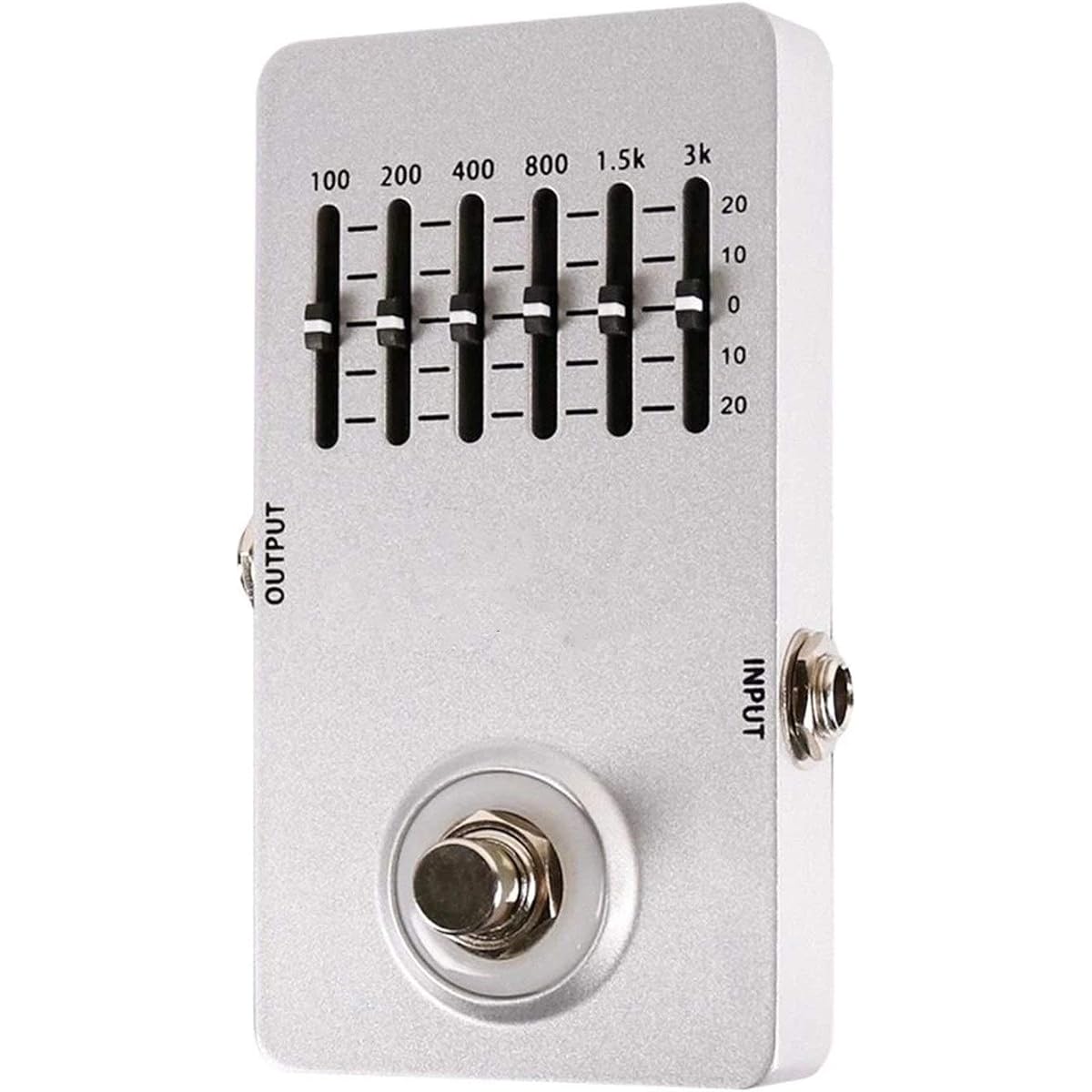 Guitar Effect Pedal Electric Guitar Equalizer Effect Pedal 6 Band EQ Full Metal Shell Guitar Effect