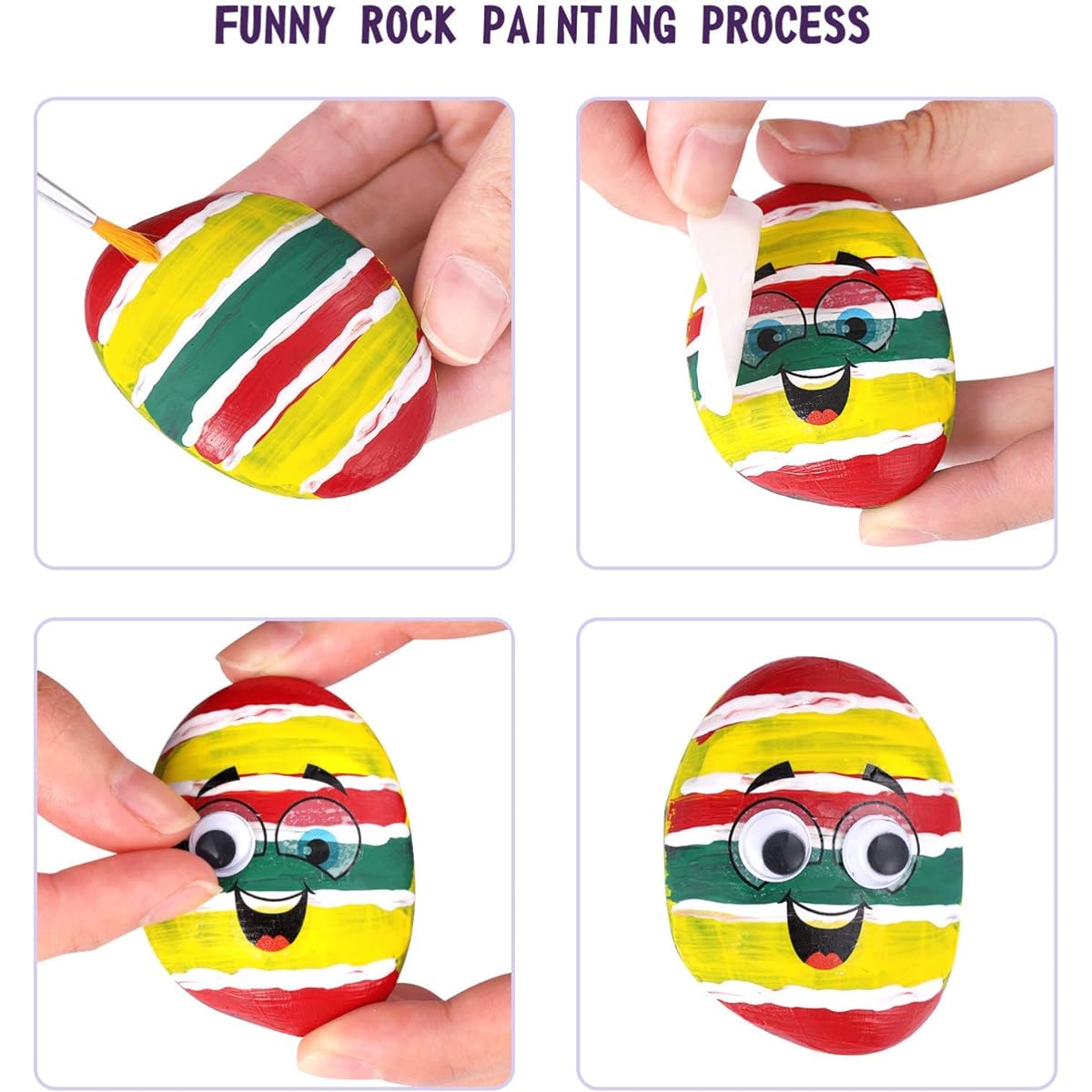 NUOBESTY Paint Kit for Crafts, Class Paint Kit in Box, Fun Colorful Easter Painting, Art Crafts, Hide and Seek Painting Game Supplies for Teachers and Students