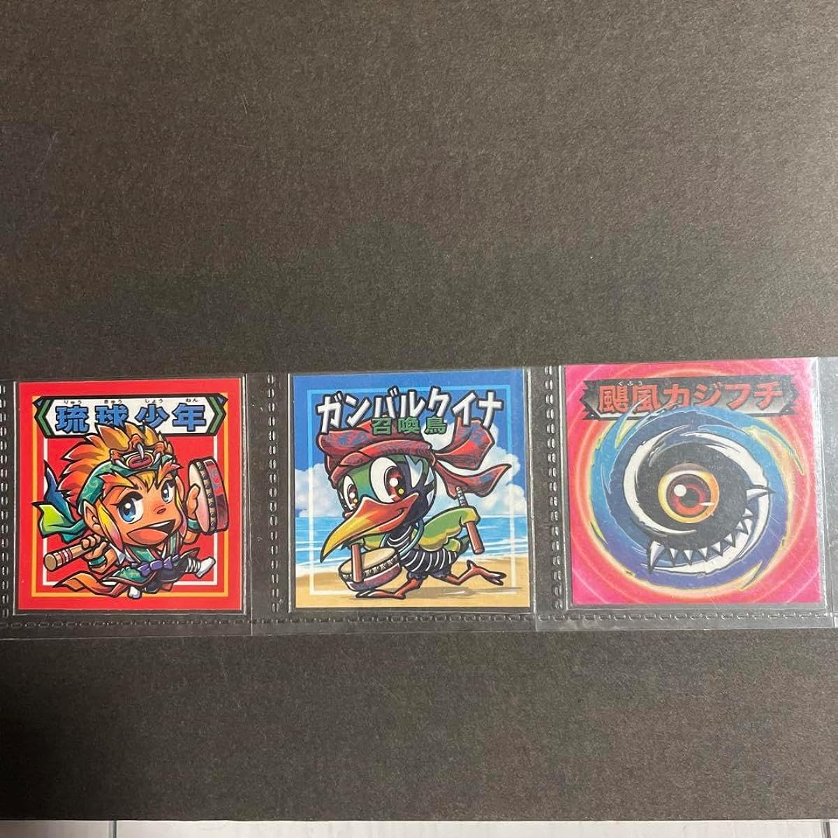 Okinawa limited edition Bikkuriman sticker collaboration Kami Ipponmatsu old Bikkuriman sticker NUF