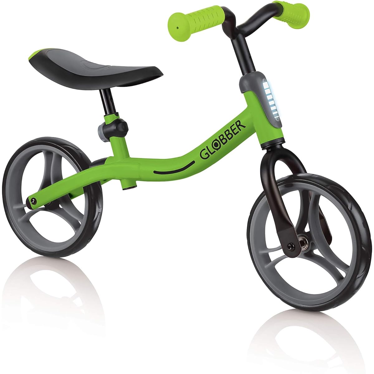 Globber GO Bike Compact Adjustable Balance Bike First Time Toddler Bike Teach Basic Motor Skills and Balance Before Moving On to Your First Pedal Bike