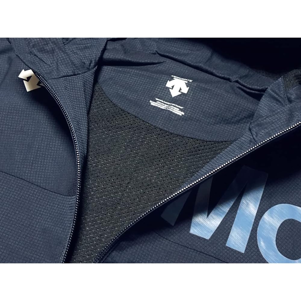 [DESCENTE] Move Sport Heat Navi Solotex Hooded Windbreaker Jacket/Pants Top and Bottom Set DMMQJF30/DMMQJG30 Lining: Tricot Brushed Mesh