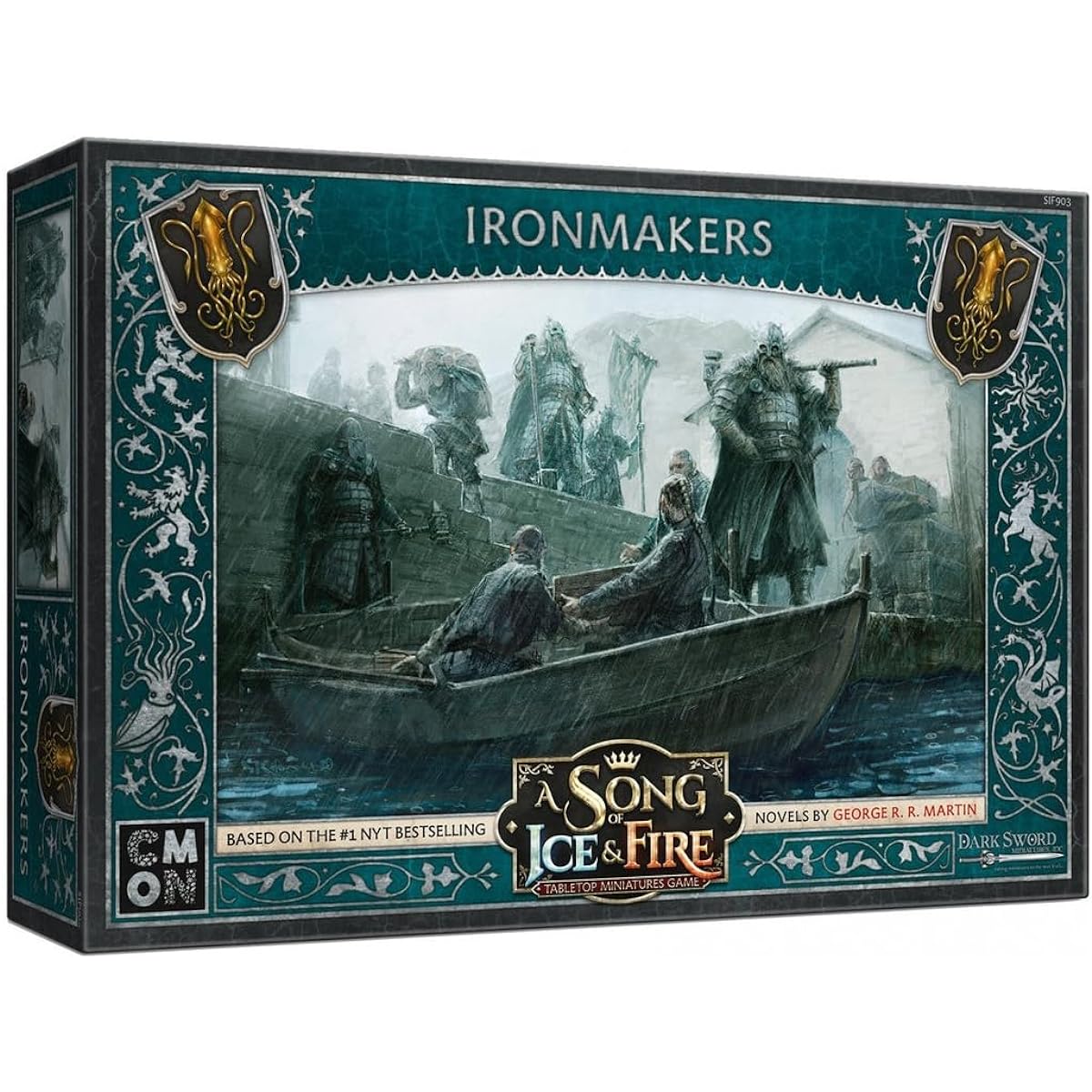 CMON A Song of Ice and Fire Tabletop Miniatures Game Iron Maker Unit Box Strategy Game for Teens and Adults Ages 14+ 2+ Players Average Play Time 45-60 Minutes