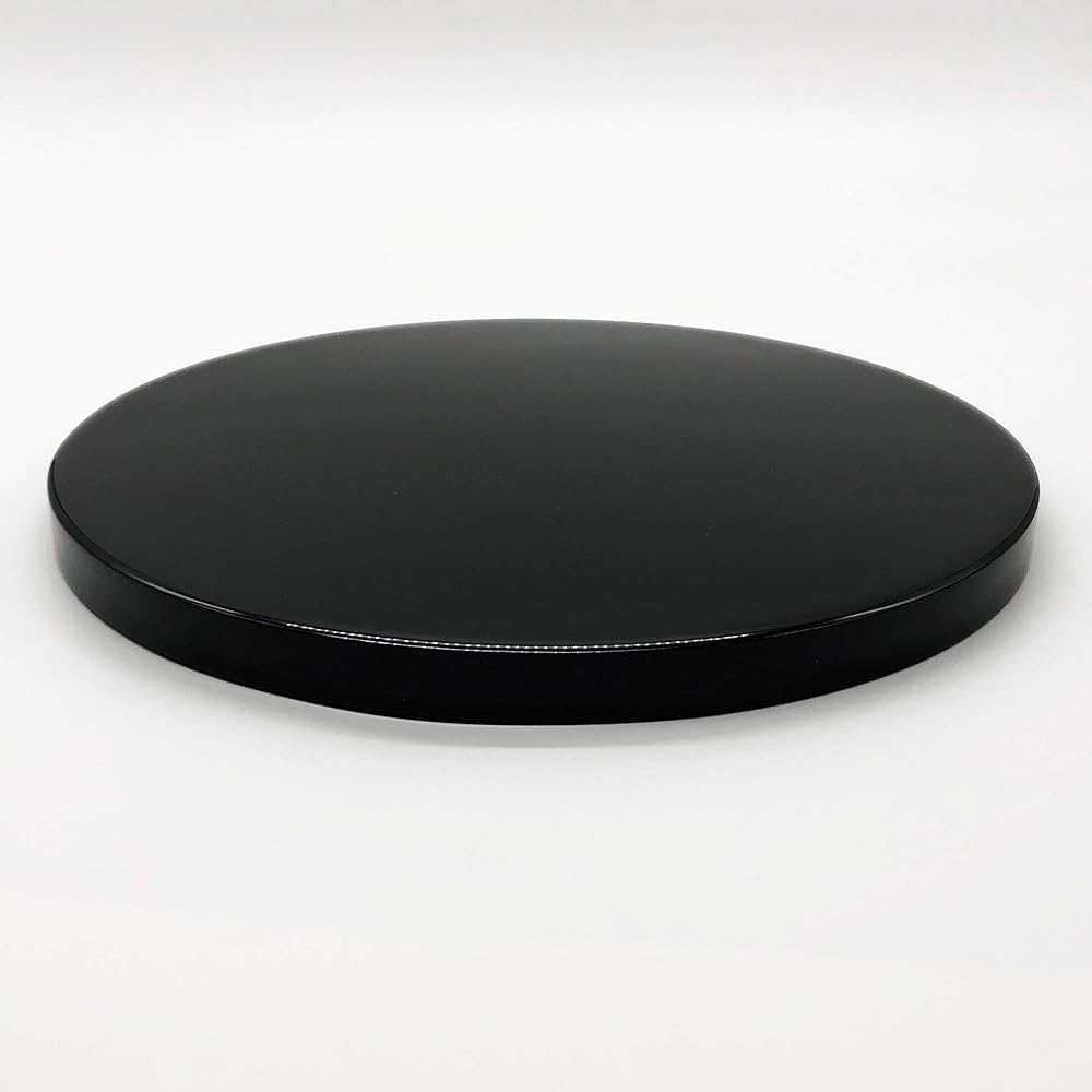 Wajima-nuri round tray 9 inch black WA6-3