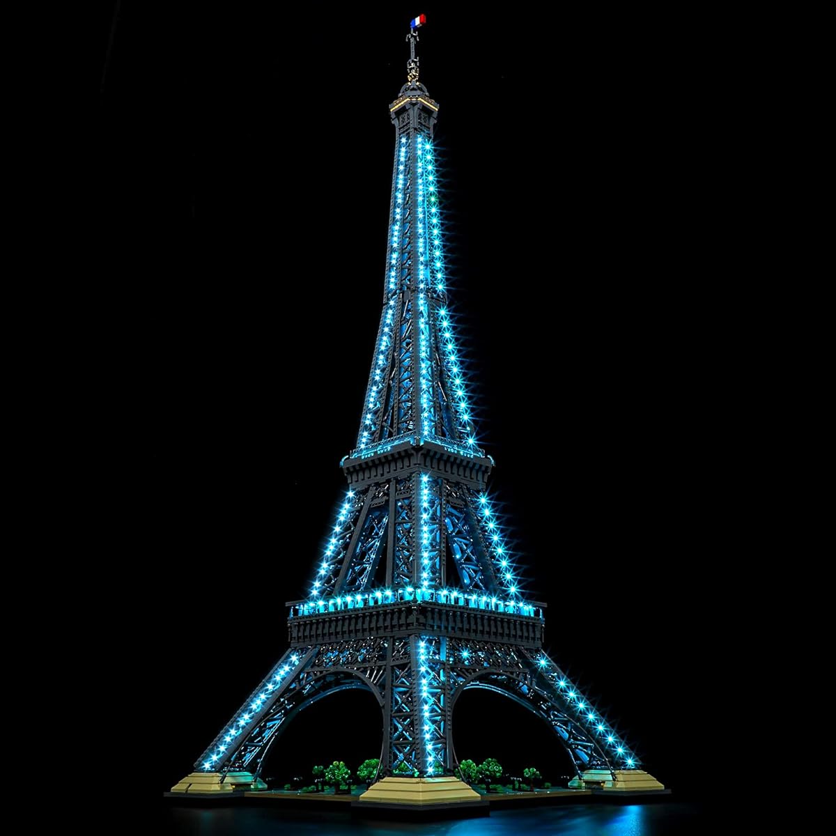 BRIKSMAX LED Lighting Kit for LEGO-10307 Eiffel Tower (Remote Control Version)- Compatible with Lego Architecture Building Blocks Model - Lego Set Not Included