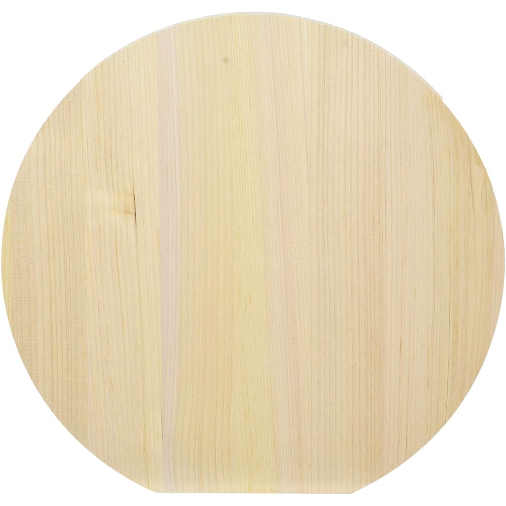 Umezawa Wooden Cutting Board Aomori Hiba Round Shape Medium Diameter 30 x Thickness 1.8cm Made in Japan 292414