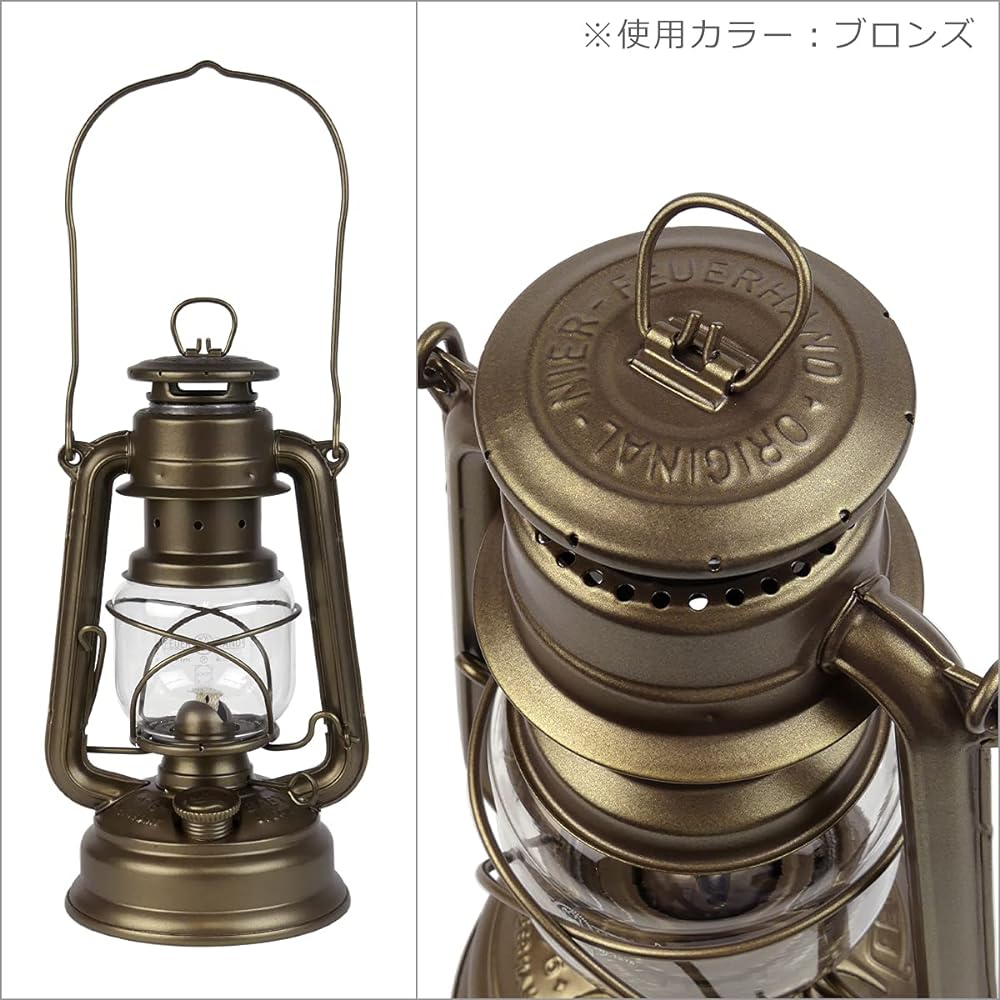 FEUERHAND Lantern 276 Made in Germany Camping Outdoor (Bronze) [Parallel Import]