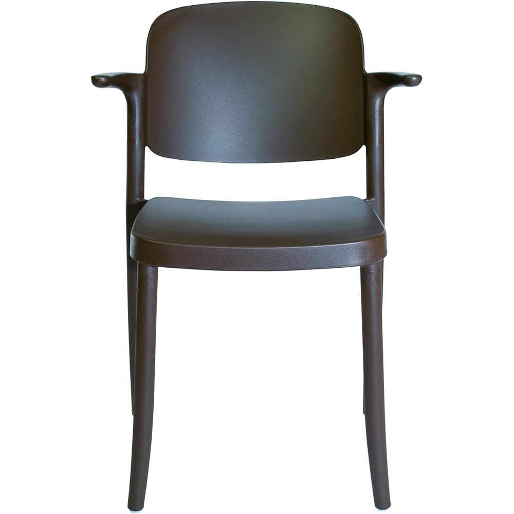Collection Living Italy Celantra Co. COLOS/PIAZZA2 [Piazza 2] Brown Outdoor Usable Stylish Chair Stackable Terrace Cafe Design Chair