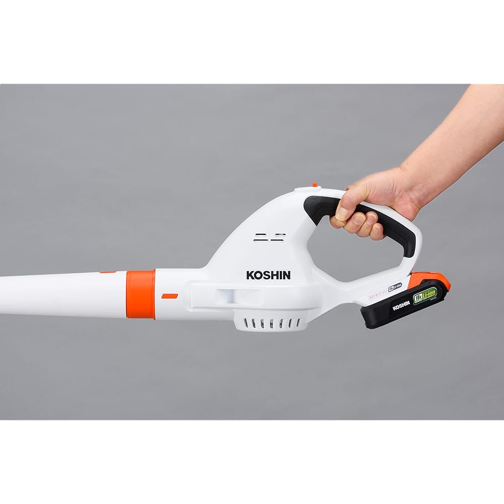 KOSHIN 18V 2.0Ah Rechargeable Blower SBL-1820 with Battery and Charger Cordless Fallen Leaves Cleaning Water Droplet Blower Common Battery