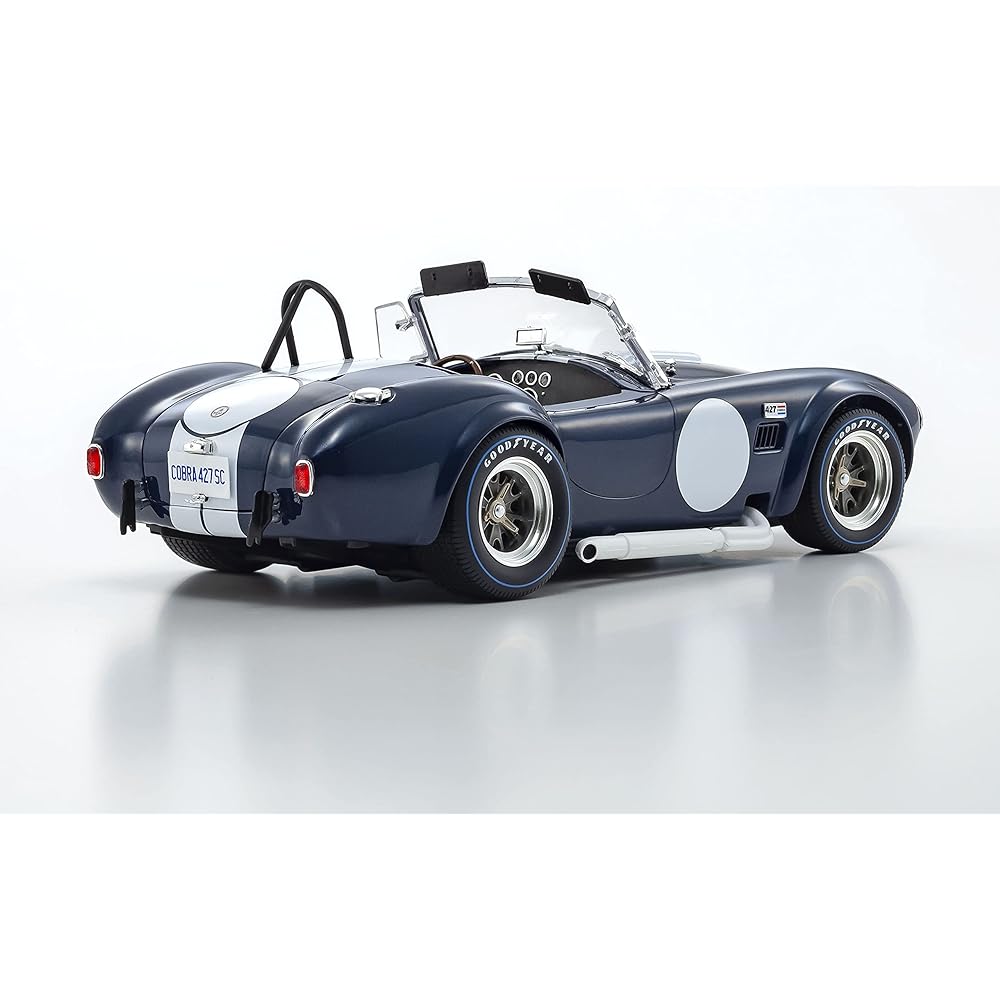 Kyosyo Original 1/18 Shelby Cobra 427 S/C Dark Blue Finished Product KS08047DBL