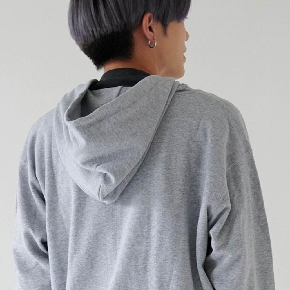 [T-Shirt Dot Esty] Hoodie Plain Pile Lining Zip Up 10.0oz Men's (S,M,L,XL,2XL,3XL,4XL,5XL)