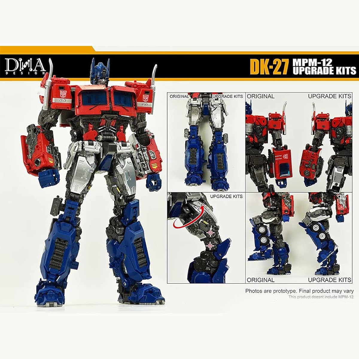 Toy DNA DK-27 MPM12 Upgrade Kit [Body not included]