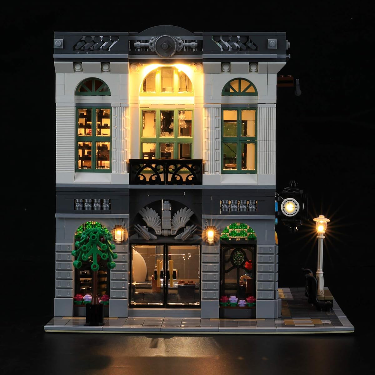 BRIKSMAX LED Light Kit for Creator Expert Brick Bank - Compatible with Lego 10251 (LEGO Set Not Included)