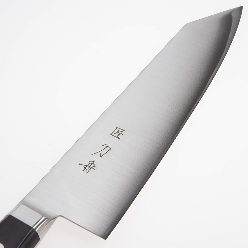 Toshu Giken Knife Stainless Steel Cutting Santoku Knife 180mm "Takumi Toshu" Japanese Knife Made in Japan 123011