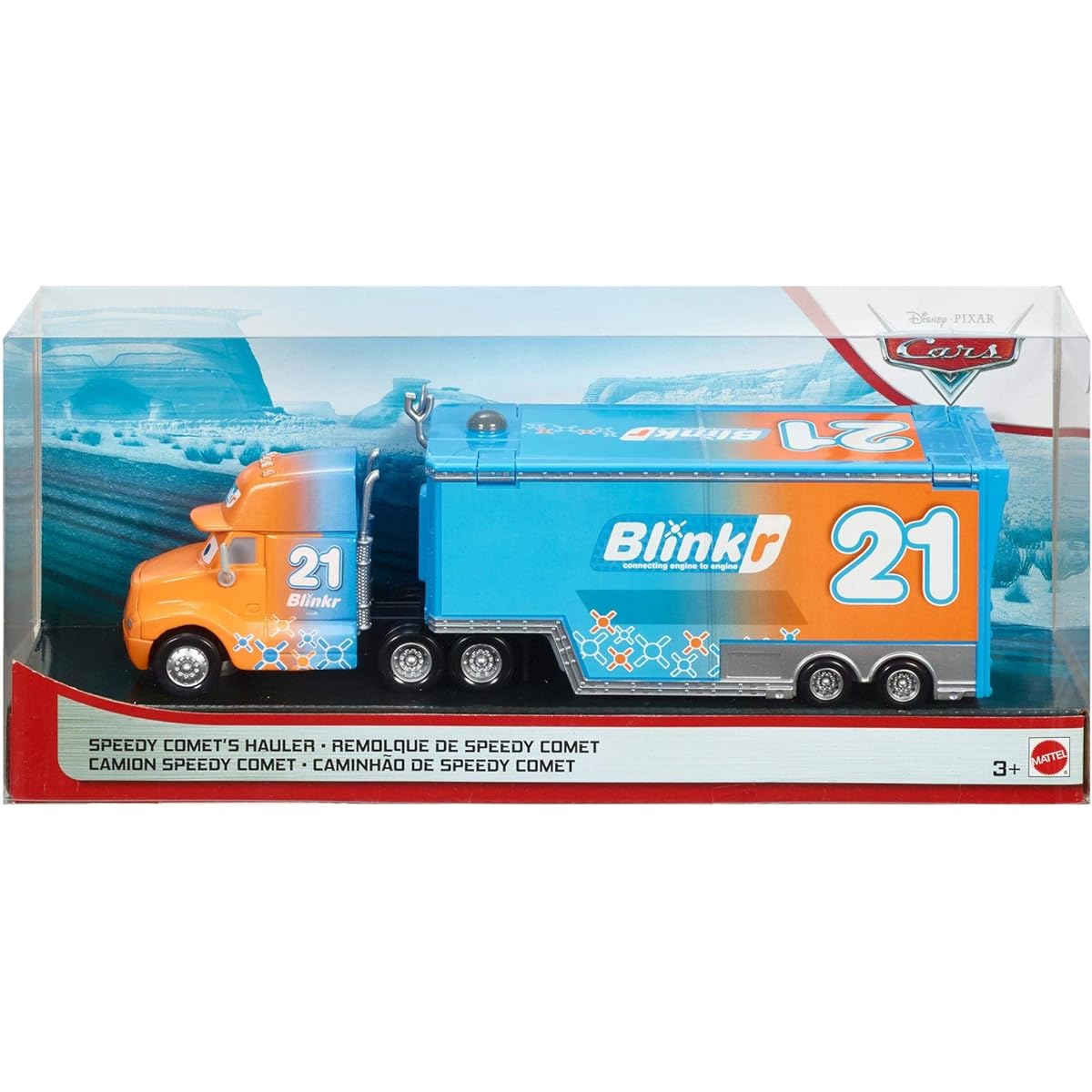Disney Cars Blinker #21 Speedy Comet Hauler