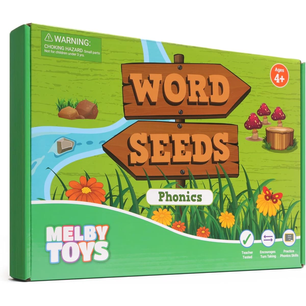 Word Seeds - Phonics Games for Kids Ages 4-8, Kindergarten Learning Activities, Learn to Read Games, Kindergarten Games for the Classroom, CVC Games