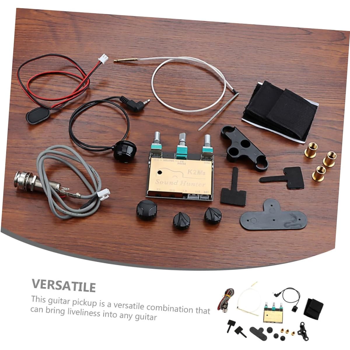 VINTORKY 1 Set Guitar Sound Hole Pickup Electric Guitar Pickup Pickup for Guitar Guitar Replacement Parts Sound Pickup for Ukulele Violin Pickup Folk Guitar