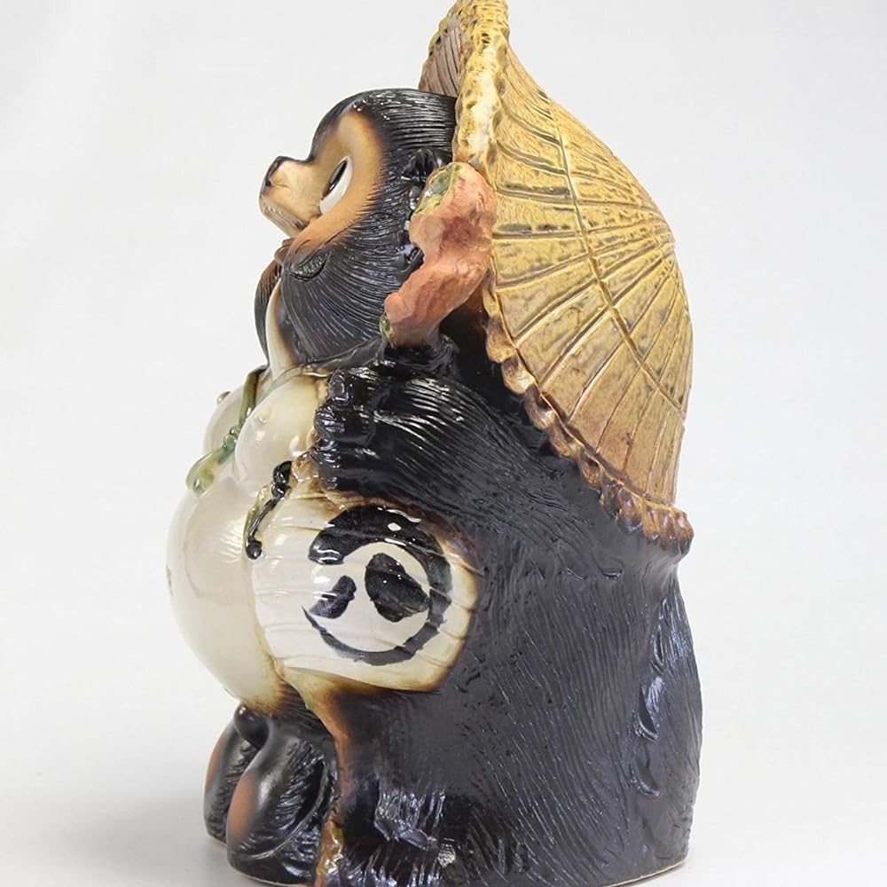 CtoC JAPAN Select Shigaraki Yaki Tanuki Ornament SA20-4 Pottery Width 36cm x Depth 25cm x Height 42cm Fukufuku Tanuki No. 13 Stylish Pottery 4510542199873
