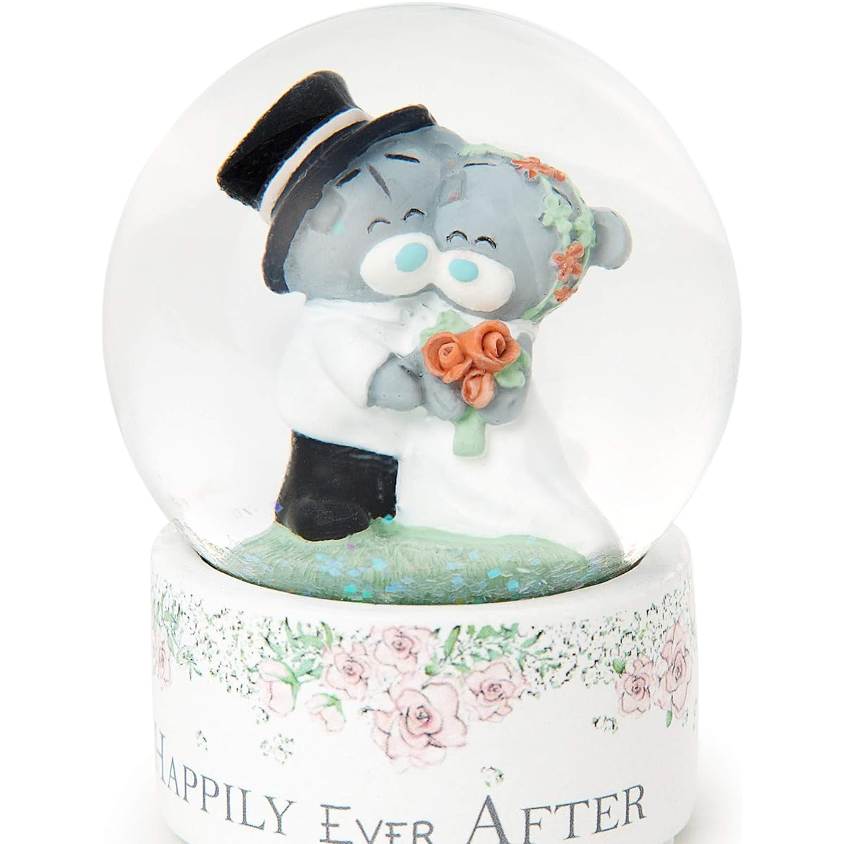 Me To You Tatty Teddy 'Happily Ever After' Wedding Snow Globe