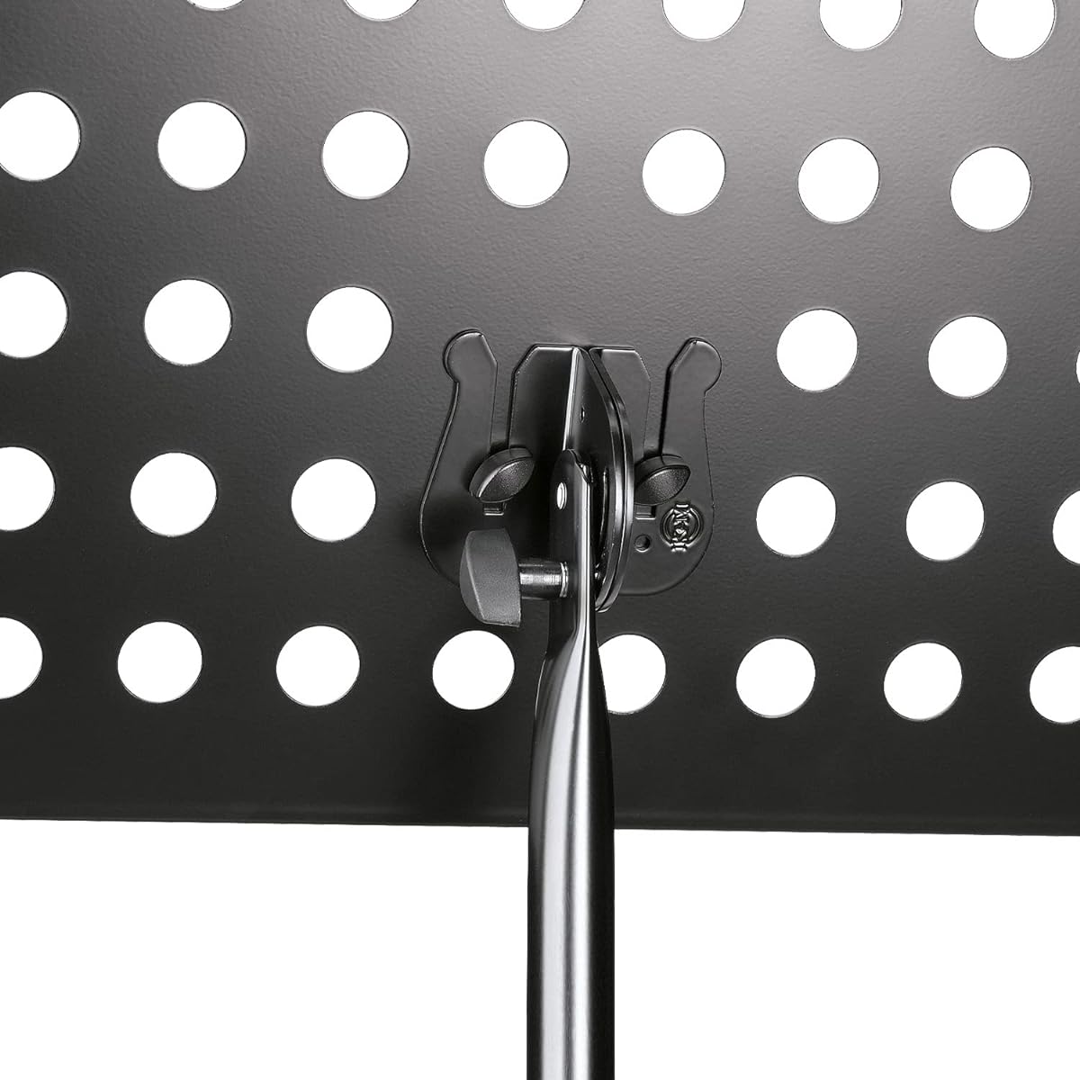 K&M Orchestra Music Stand Steel Surface (Perforated Specification) [12179] Color: Black