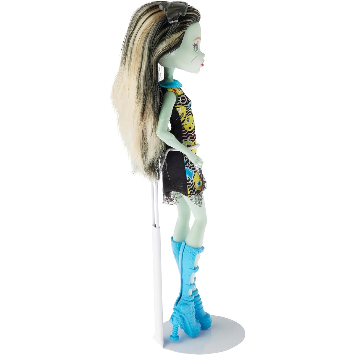 Plymor DSP-5125W White Adjustable Doll Stand Fits 10/11/12" Slim Waist Dolls and Action Figures Adjustable Waist Circumference 3.25-4" Pack of 6