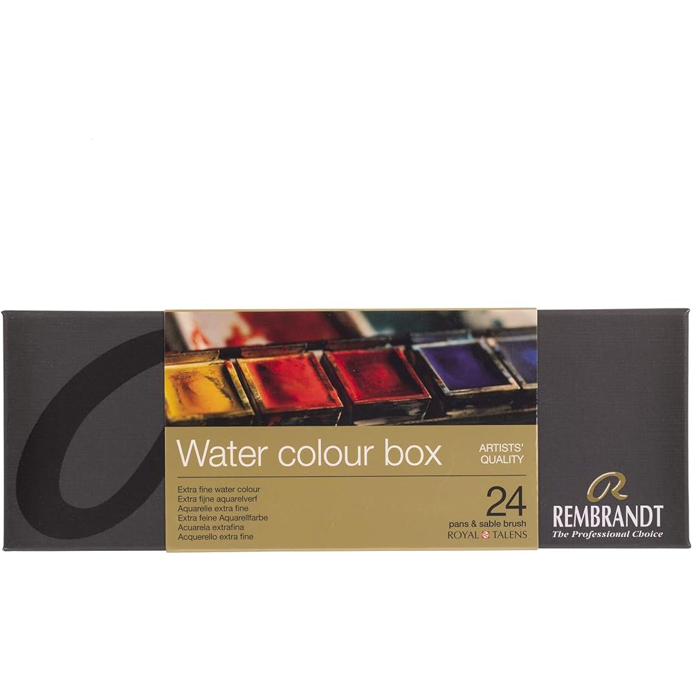 Talence Rembrandt transparent watercolor 24 color set T0583-8625