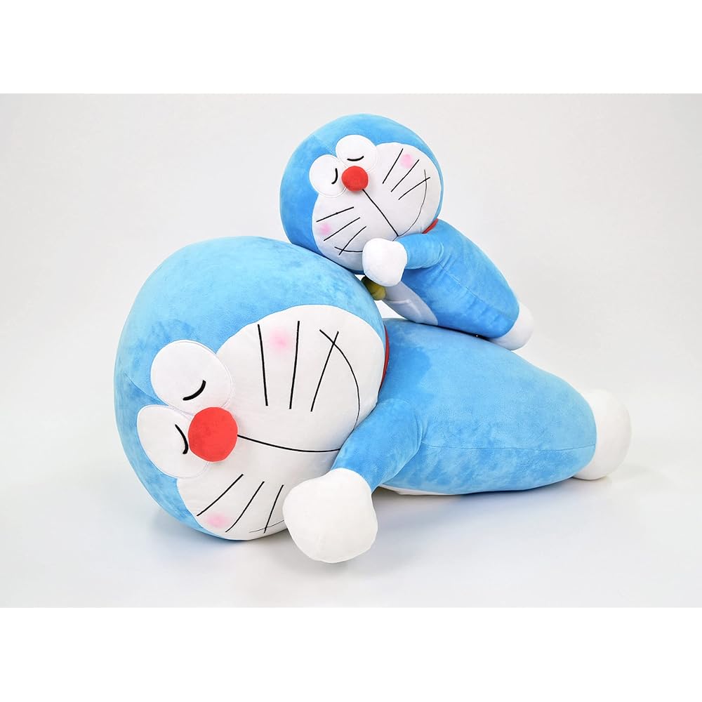 MORIPiLO Body Pillow for Children and Adults Extra Large Size Doraemon Blue Approx. 90cm [Official Character Goods] Fluffy Plush Cushion Shogakukan 4620224