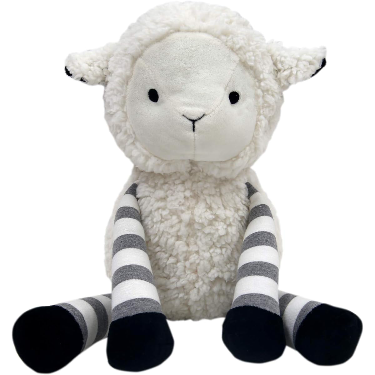 Lambs & Ivy Little Sheep White/Grey Stuffed Animal Lamb Stuffed Animal - Ivy